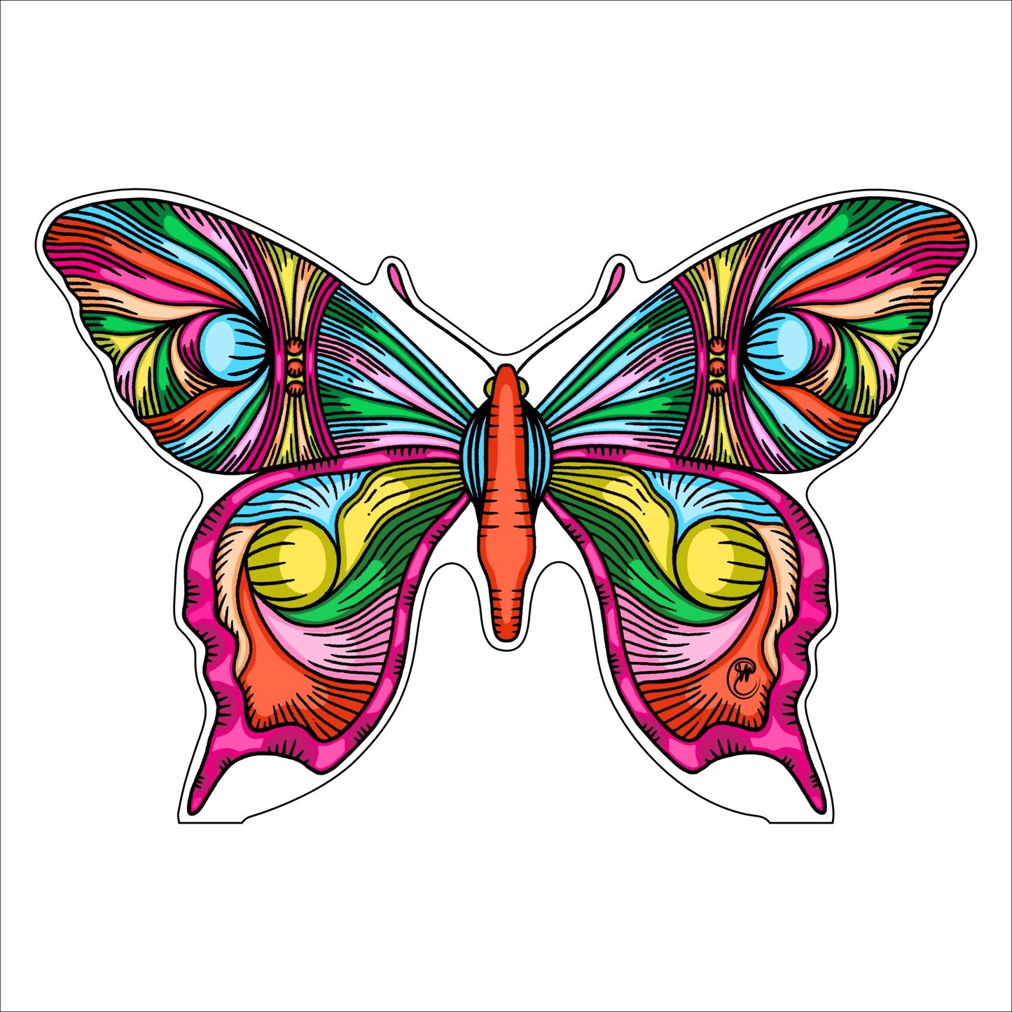EAA-001 Neon Wing | 0.75in. Acrylic Contour | Case Bundle of 25