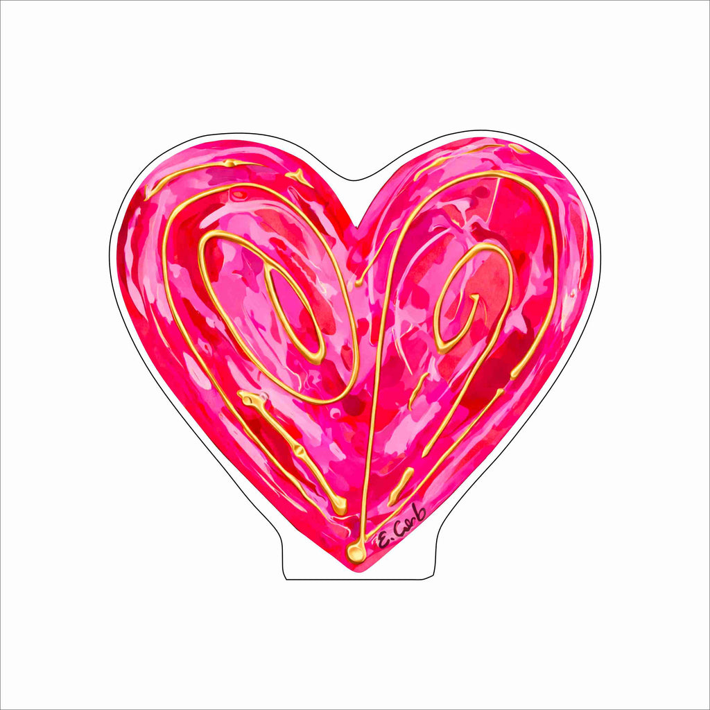ECA-046 Love heart | 0.75Acrylic Contour