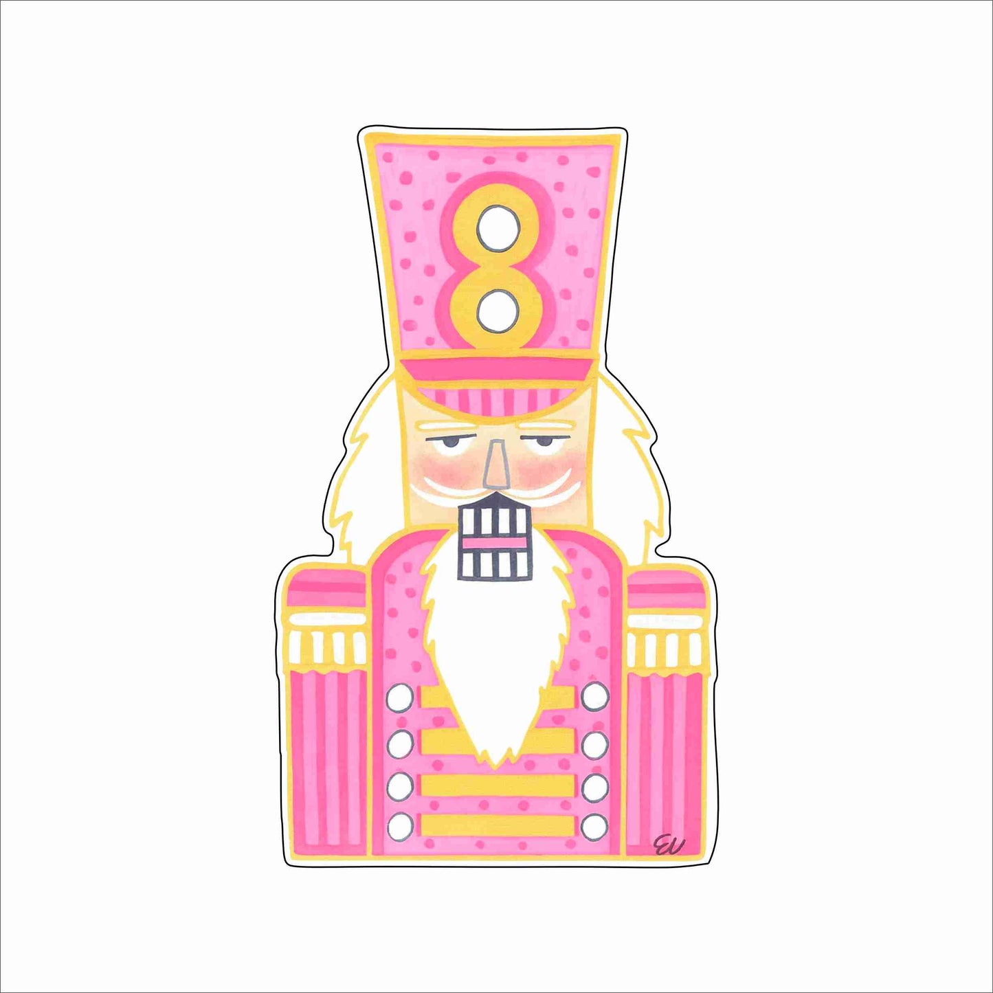 ECA-047 What’s crackin -pink | 0.75Acrylic Contour