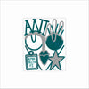 ECA-059 ADPi Block Mini | 0.50Acrylic Mini Block