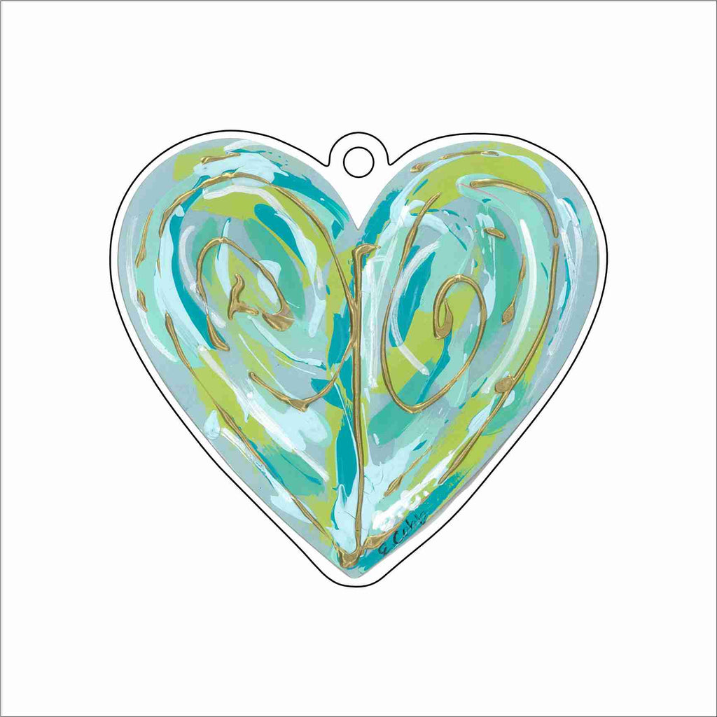 ECA-099 Earth Tones Ornament | 0.25Acrylic Ornament