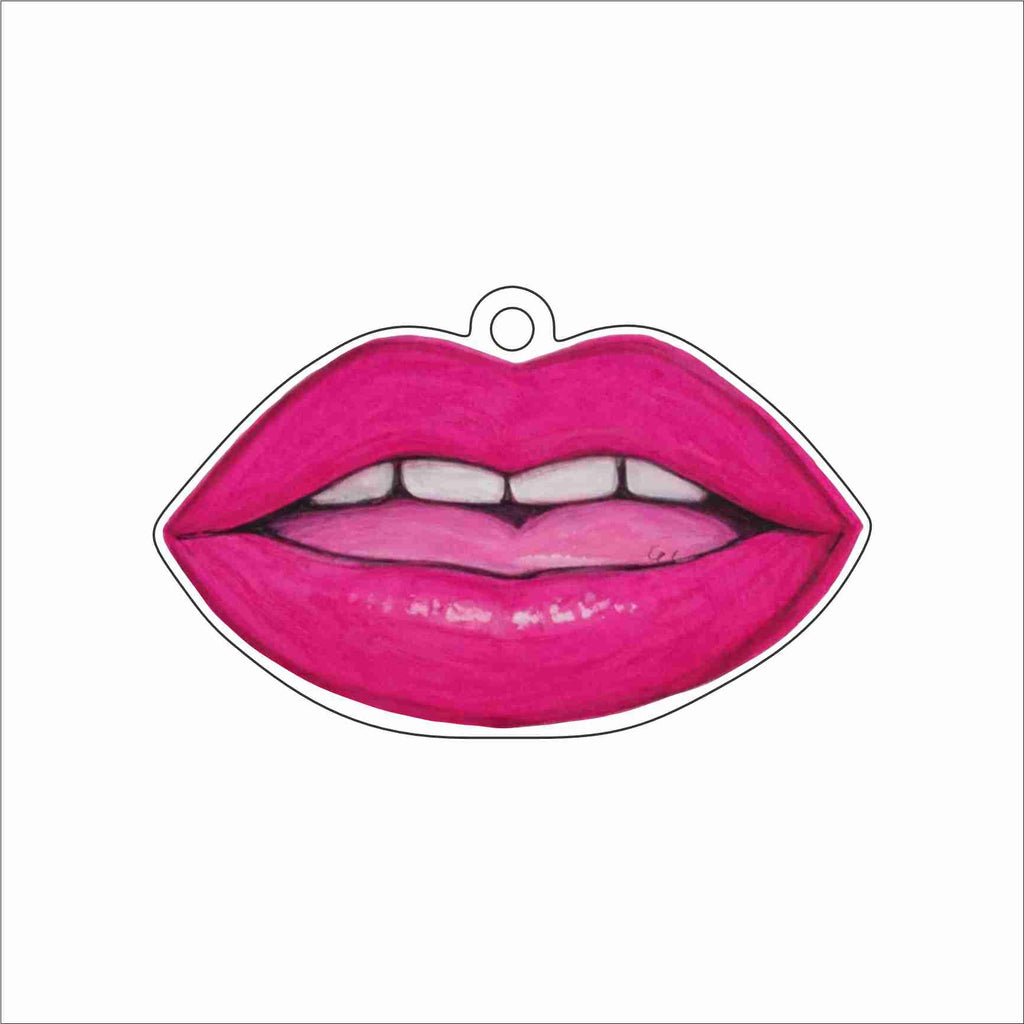ECA-101 Pink Smooches Ornament | 0.25Acrylic Ornament