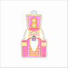 ECA-104 What's Crackin -pink Ornament | 0.25Acrylic Ornament