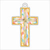 ECA-109 Cross Pastel Ornament | 0.25Acrylic Ornament