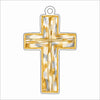 ECA-112 Cross White Ornament | 0.25Acrylic Ornament