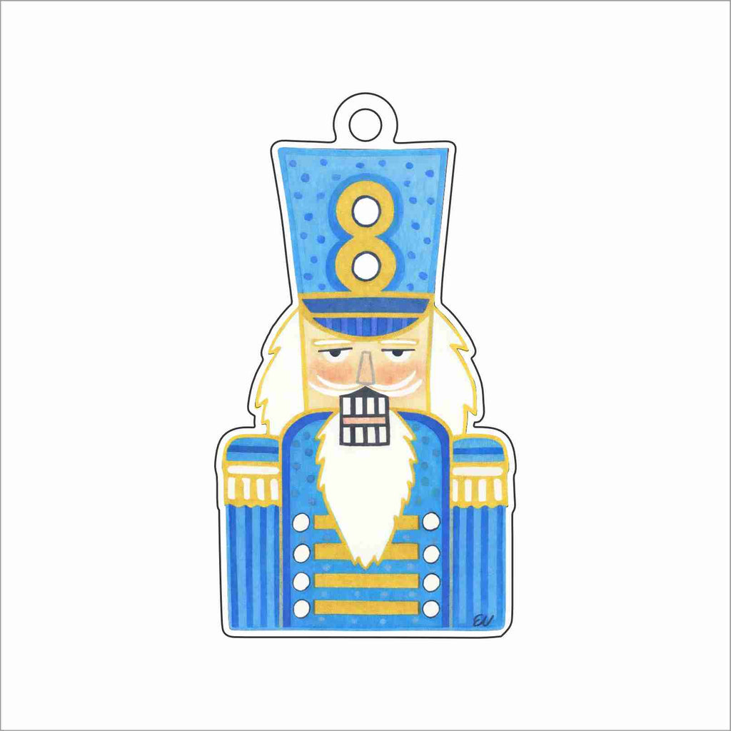 ECA-113 What's Crackin -blue Ornament | 0.25Acrylic Ornament