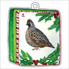 EFA-018 Quail Mahjong | 0.25in. Acrylic Ornament |