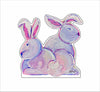 EFA-019  Twin Bunnies | 0.75Acrylic Contour |