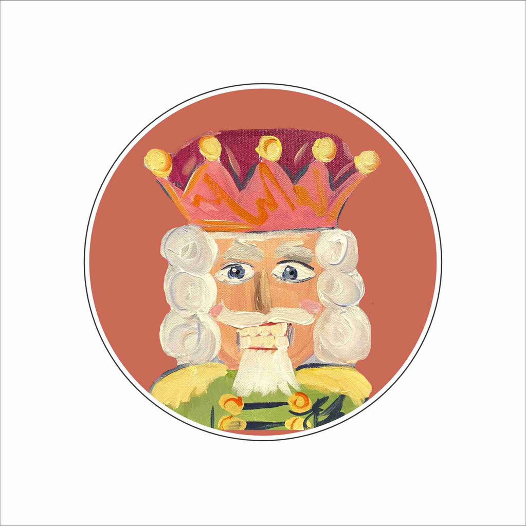 EFA-030 Crazy Cracker Coaster 1 | 0.25Acrylic Coaster with Clear Bumpers | Set of 4