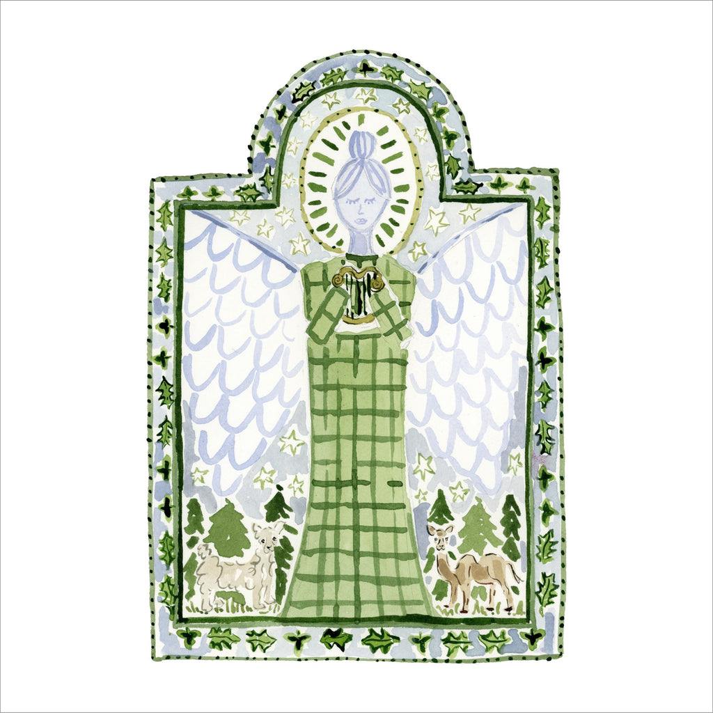 EHA-009 Holiday Angel 2 | 0.75in. Acrylic Cutout 5x7 | Case (any 10+)