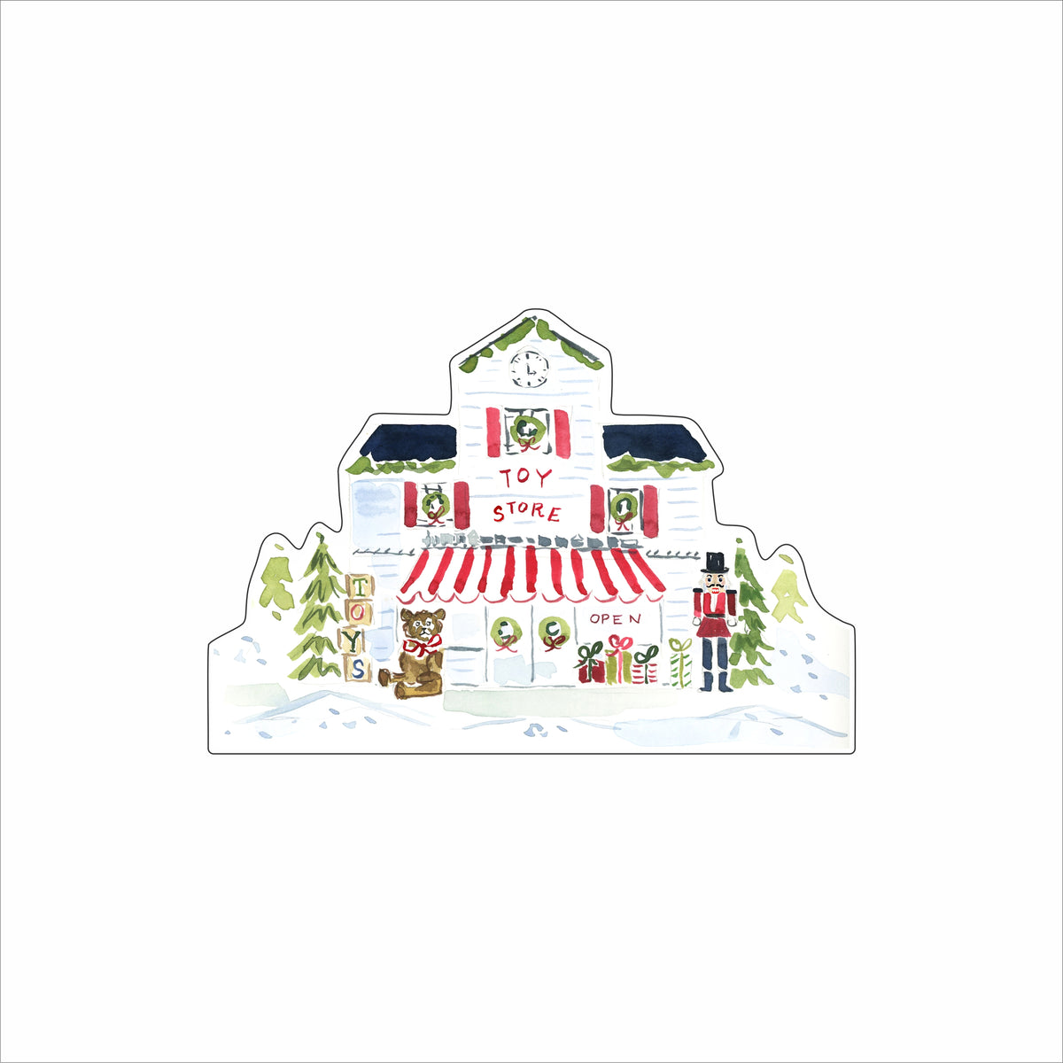 EHA-011 Holiday Village Toy Store | 0.75Acrylic Contour