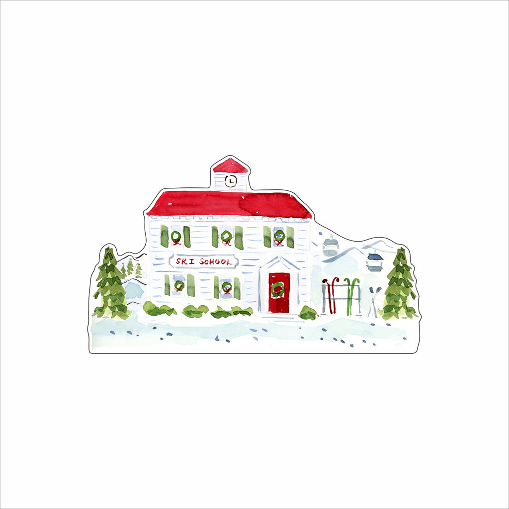 EHA-014 Holiday Ski School | 0.75Acrylic Contour