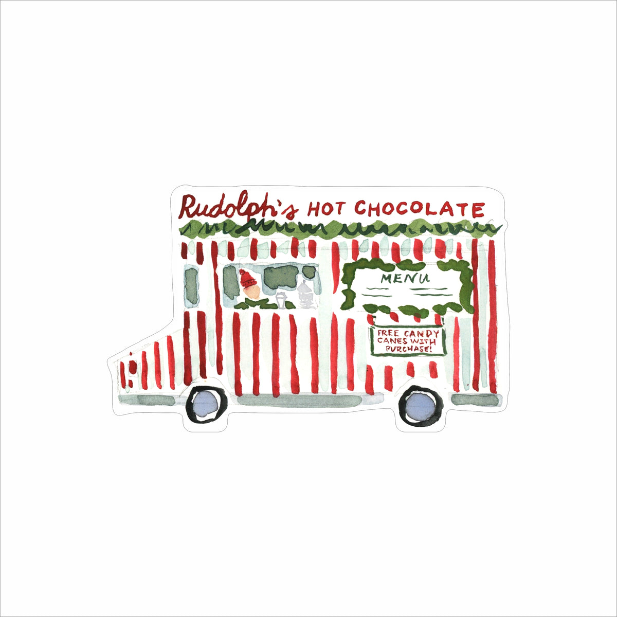 EHA-022 Hot Chocolate Truck | 0.75Acrylic Contour