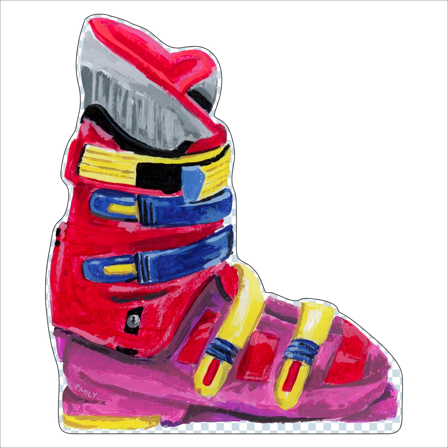 EMA-002 Boot | 0.75in. Acrylic Cutout 7.5x6.3 |