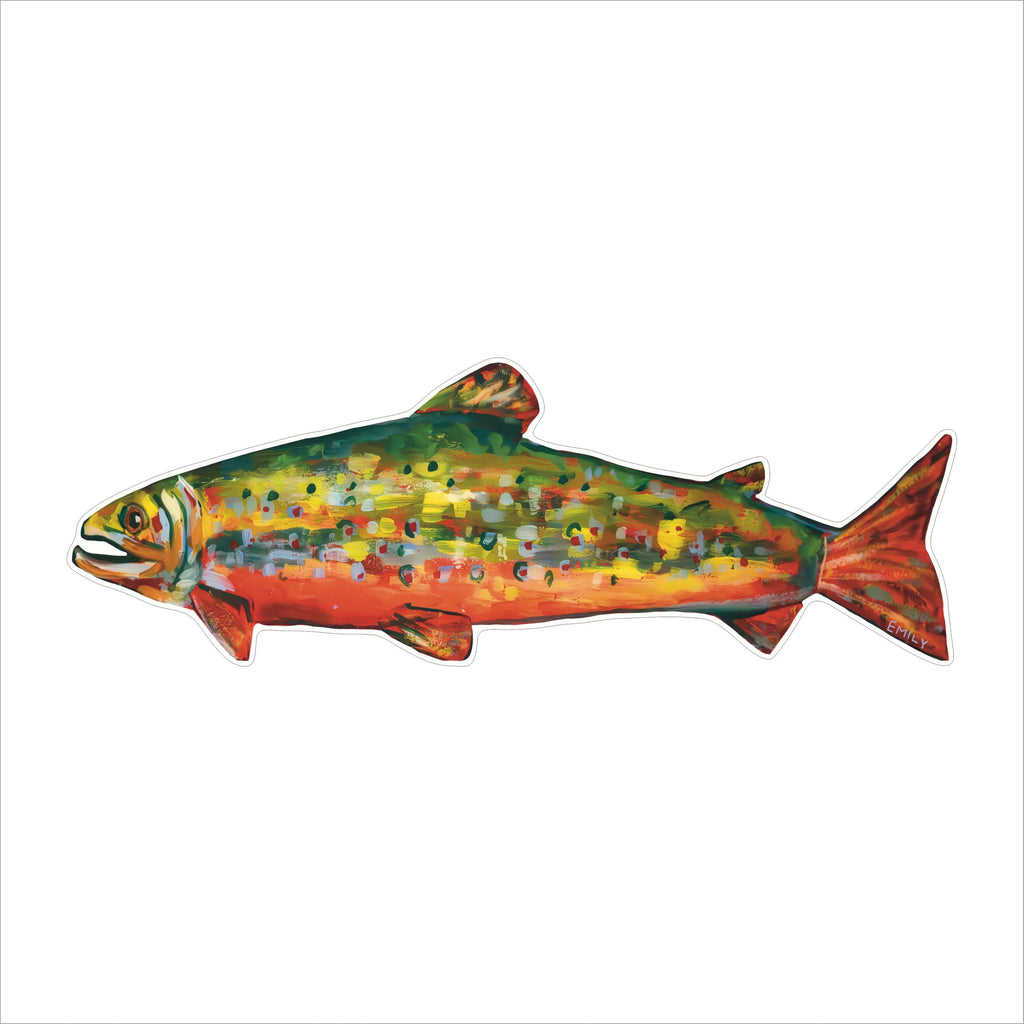 Brook Trout | 0.75in. Acrylic Cutout |