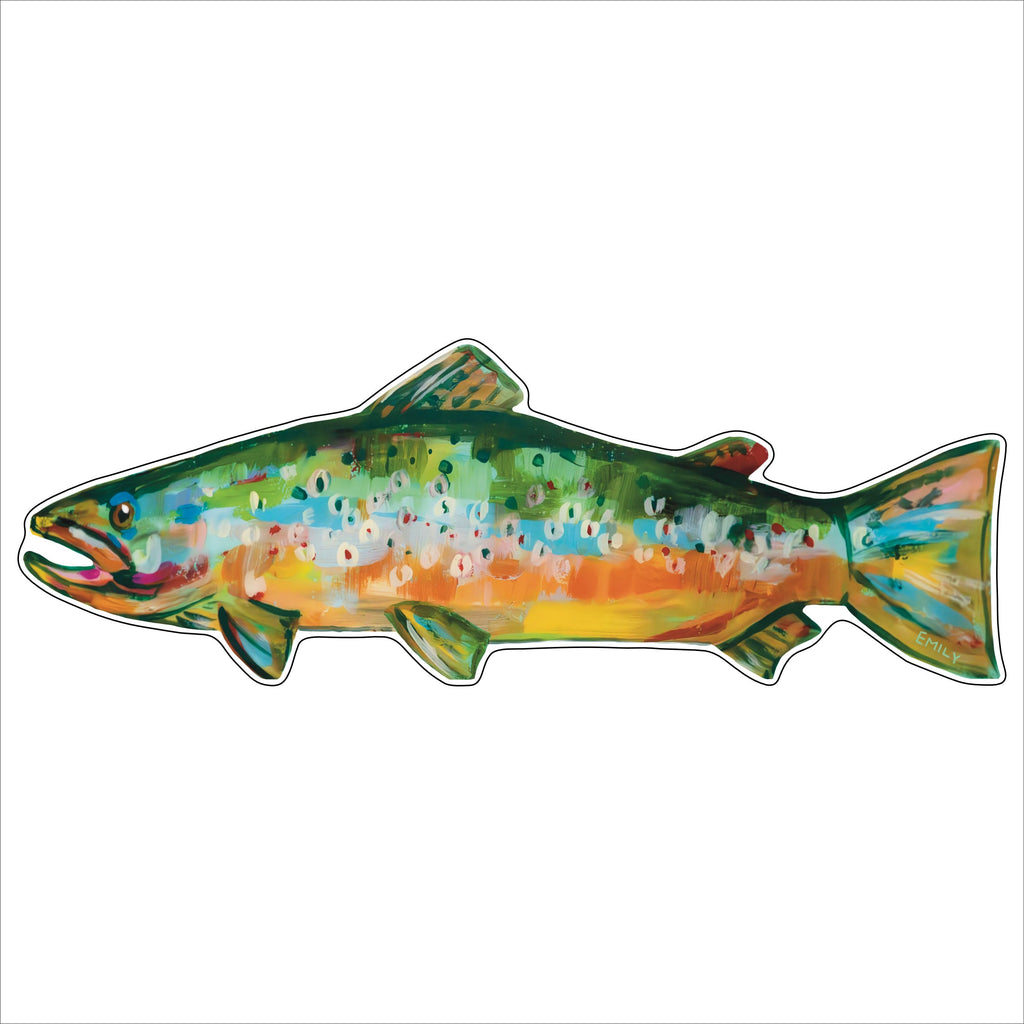 Brown Trout | 0.75in. Acrylic Cutout |