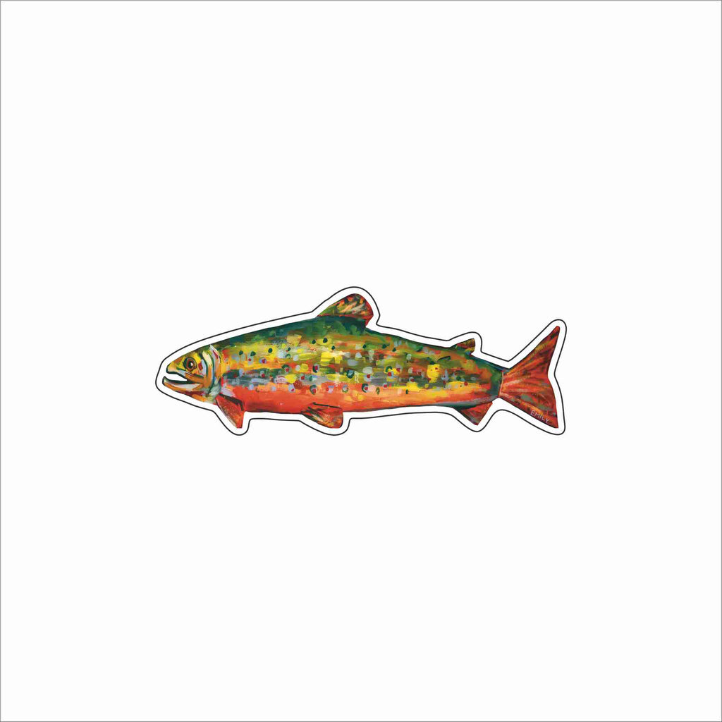 EMA-031 Brook Trout Magnet | 0.125Acrylic Magnet | Case of 4