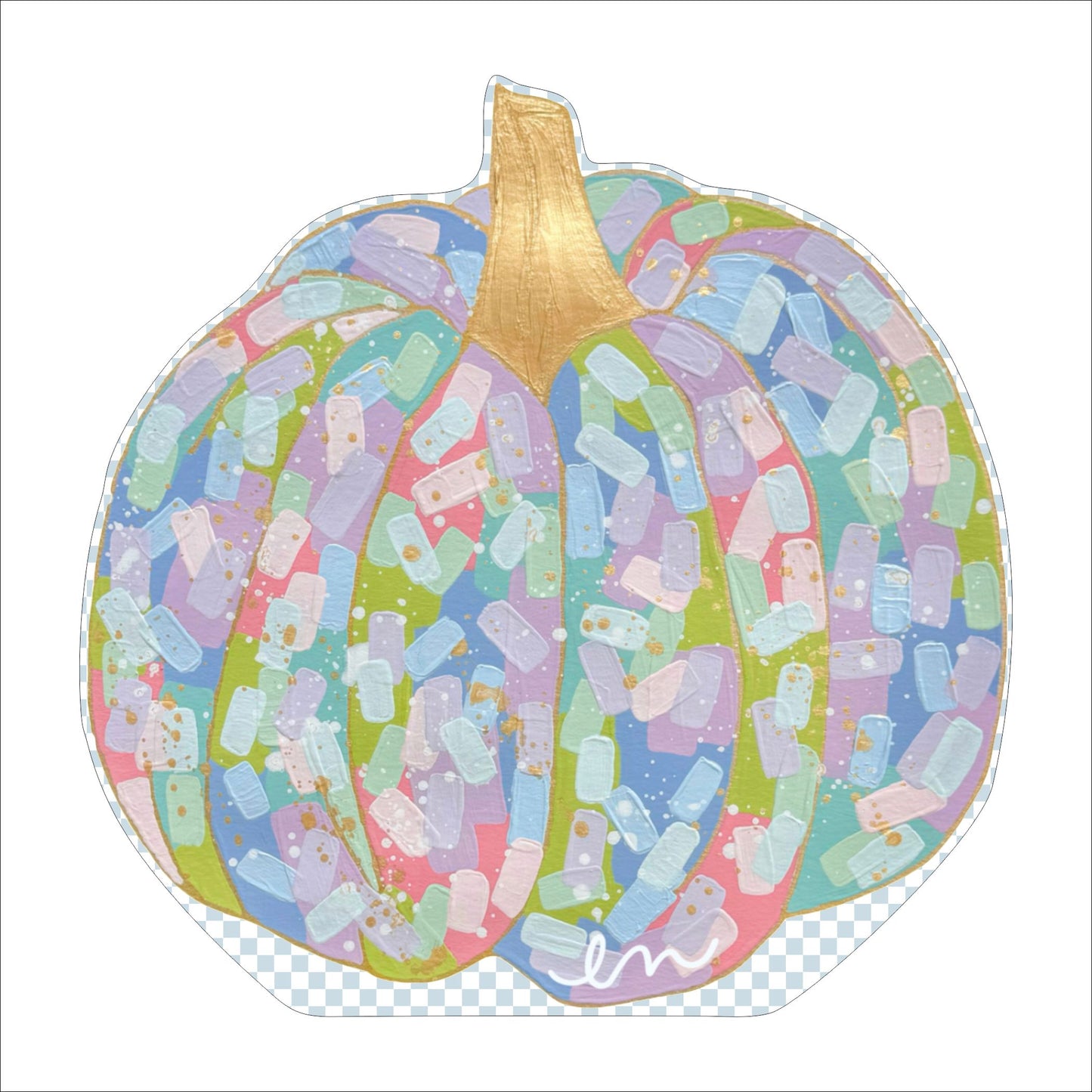 Pastel Pumpkin 1 | 0.75in. Acrylic Cutout
