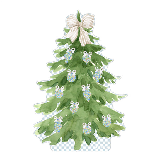 Neutral Christmas Tree | 0.75in. Acrylic Cutout
