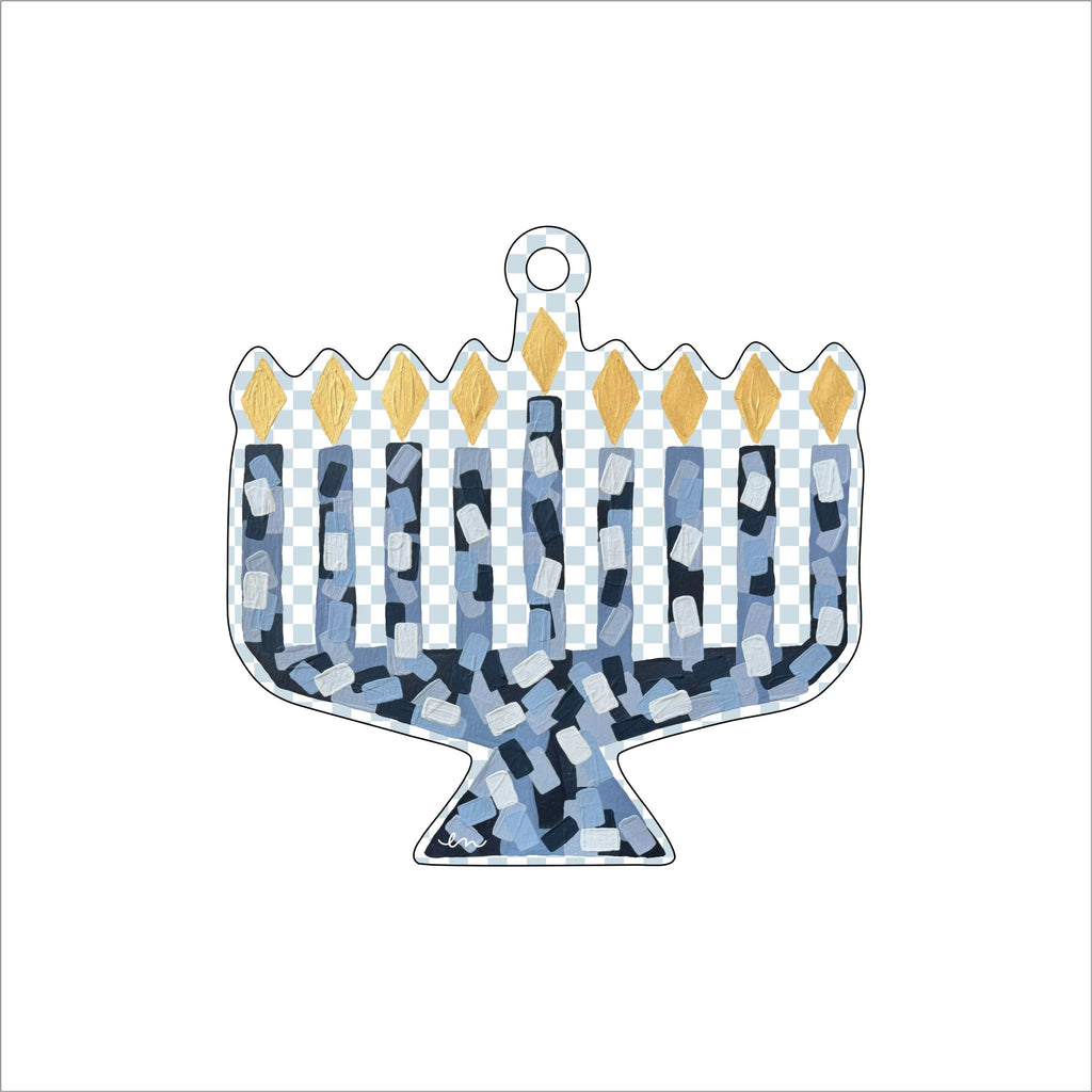 Menorah Ornament | 0.25in. Acrylic Ornament |