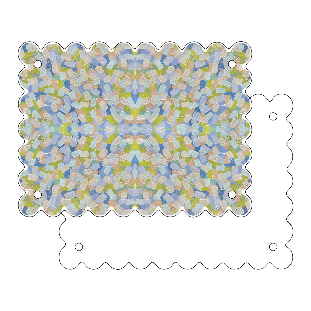 Blue-Green Magnetic 2-Piece Frame | 0.50in. Acrylic Cutout