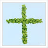 ENA-028 Blue Cross Block | 0.75in. Acrylic |
