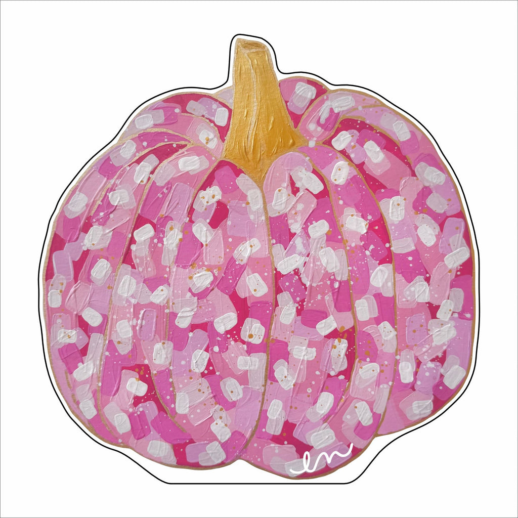 ENA-036 Pink Pumpkin | 0.75in. Acrylic Contour |