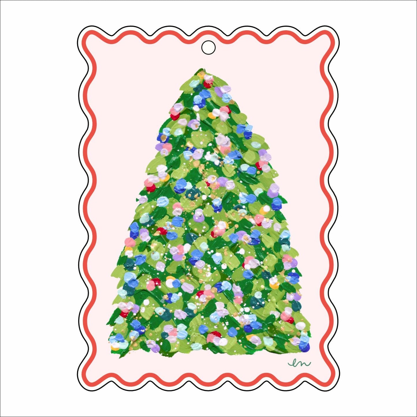 ENA-037 Merry & Bright | 0.25in. Acrylic Ornament |