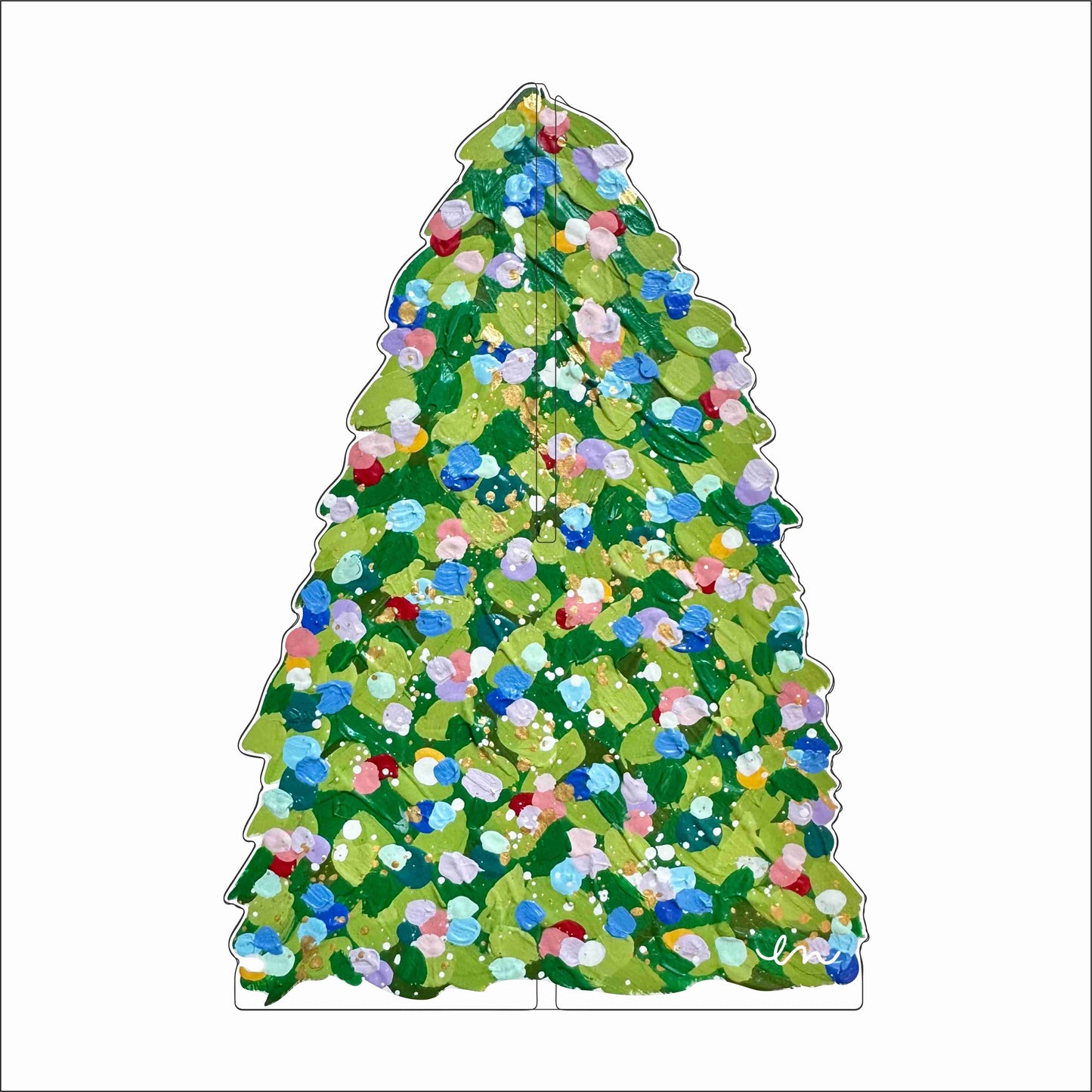 ENA-041 Standing Christmas Tree | 0.25Acrylic Set