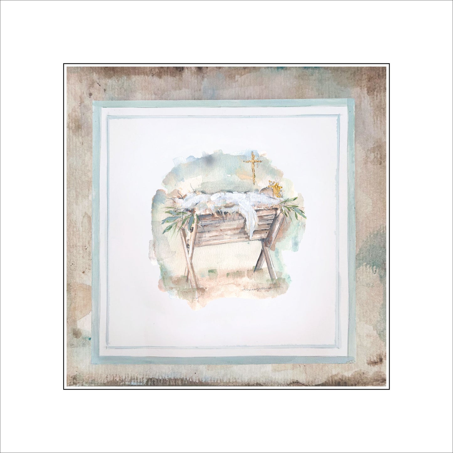 Manger Block | 0.75in. Acrylic Cutout 5.5x5.5 | Case (any 10+)