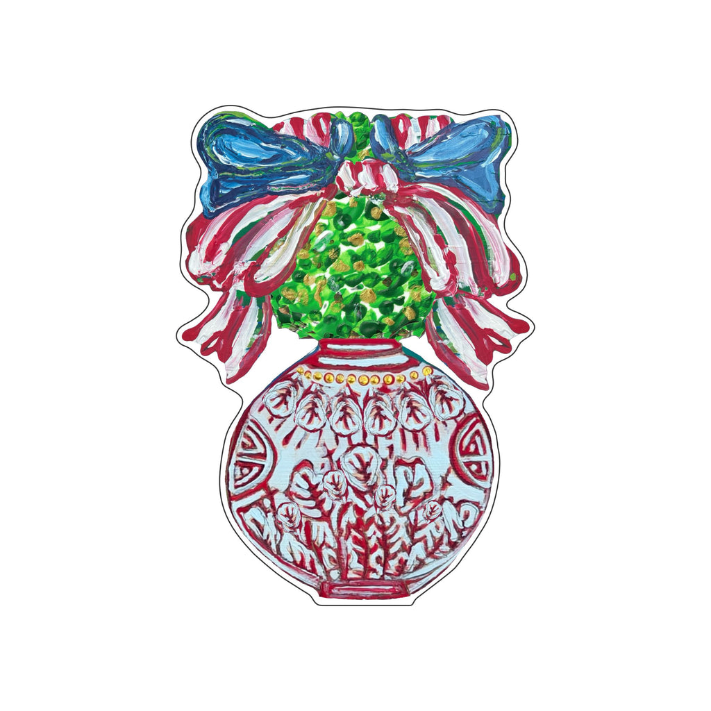 EPR-009 American Bow Topiary | 0.75Acrylic Contour