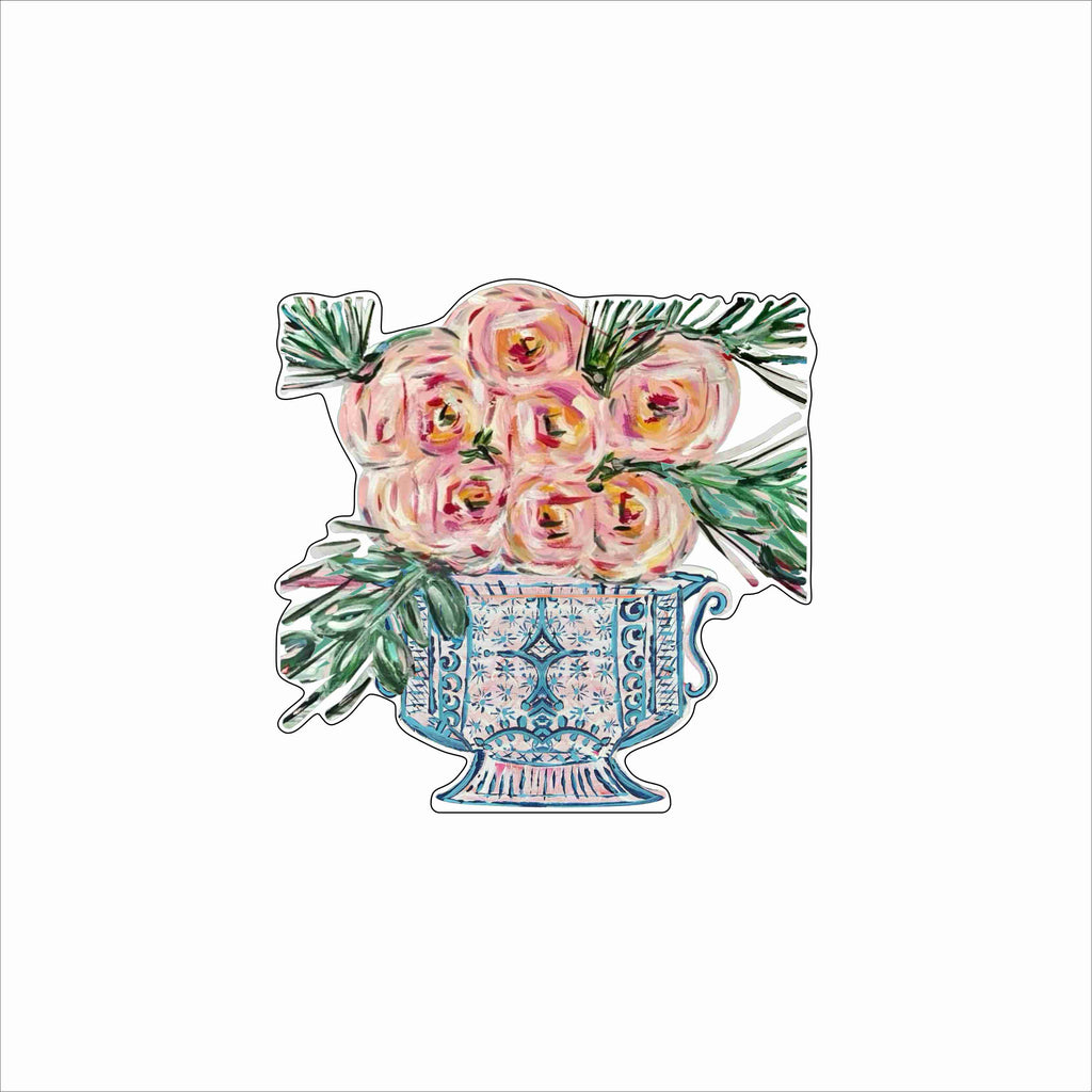 EPR-017 Green and Pink Porcelain | 0.75Acrylic Contour