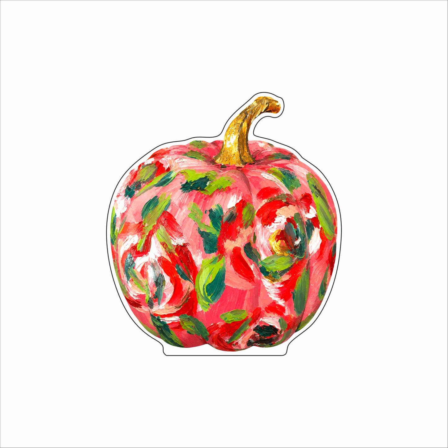 EPR-020 Chi Chi Floral Pumpkin | 0.75Acrylic Contour
