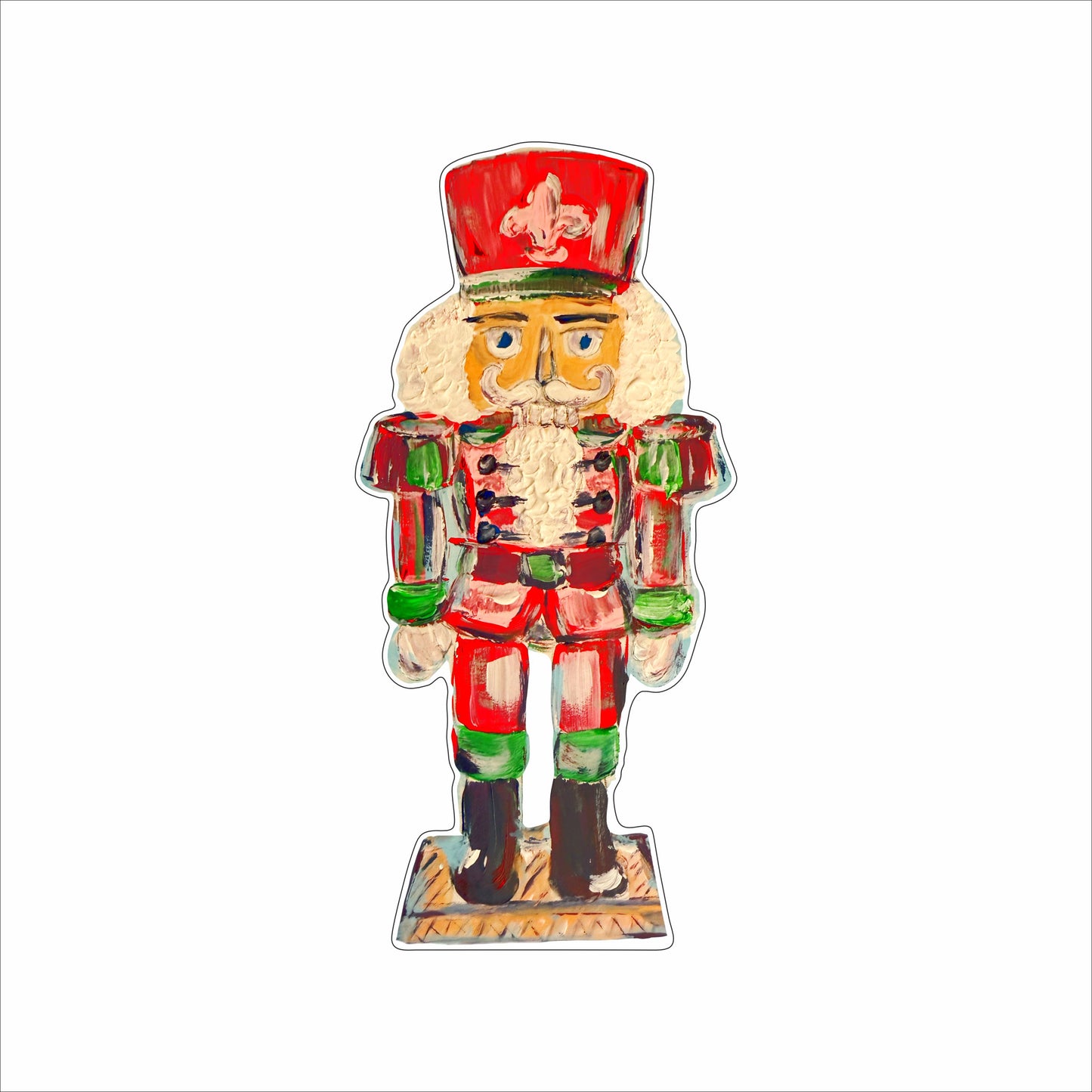 EPR-021 Red Nutcracker | 0.75Acrylic Contour