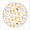 ERH-003 VolToile Coaster | 0.25Acrylic Coaster with Clear Bumpers | Set of 4