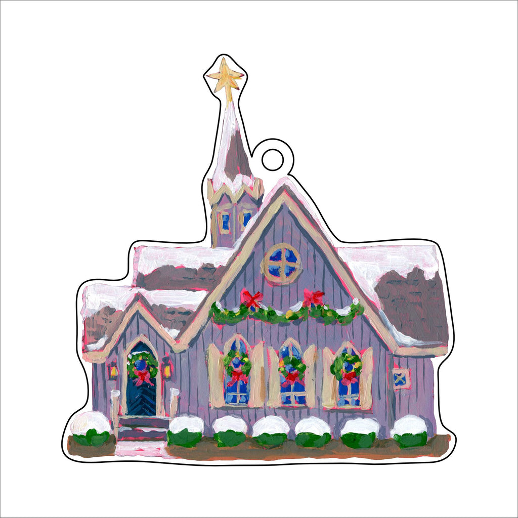 Church Ornament | 0.25in. Acrylic Ornament