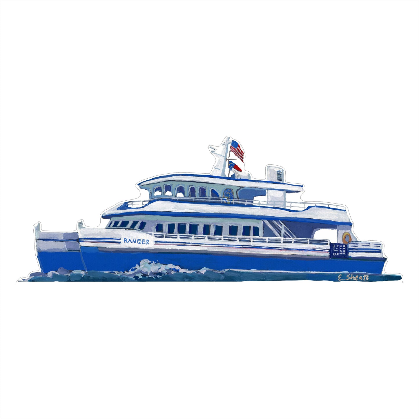 Ranger Boat | 0.75in. Acrylic Cutout |