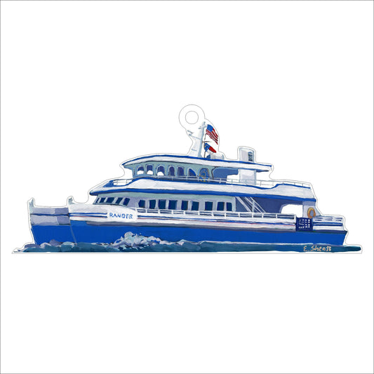 Ranger Boat Ornament | 0.25in. Acrylic Ornament |