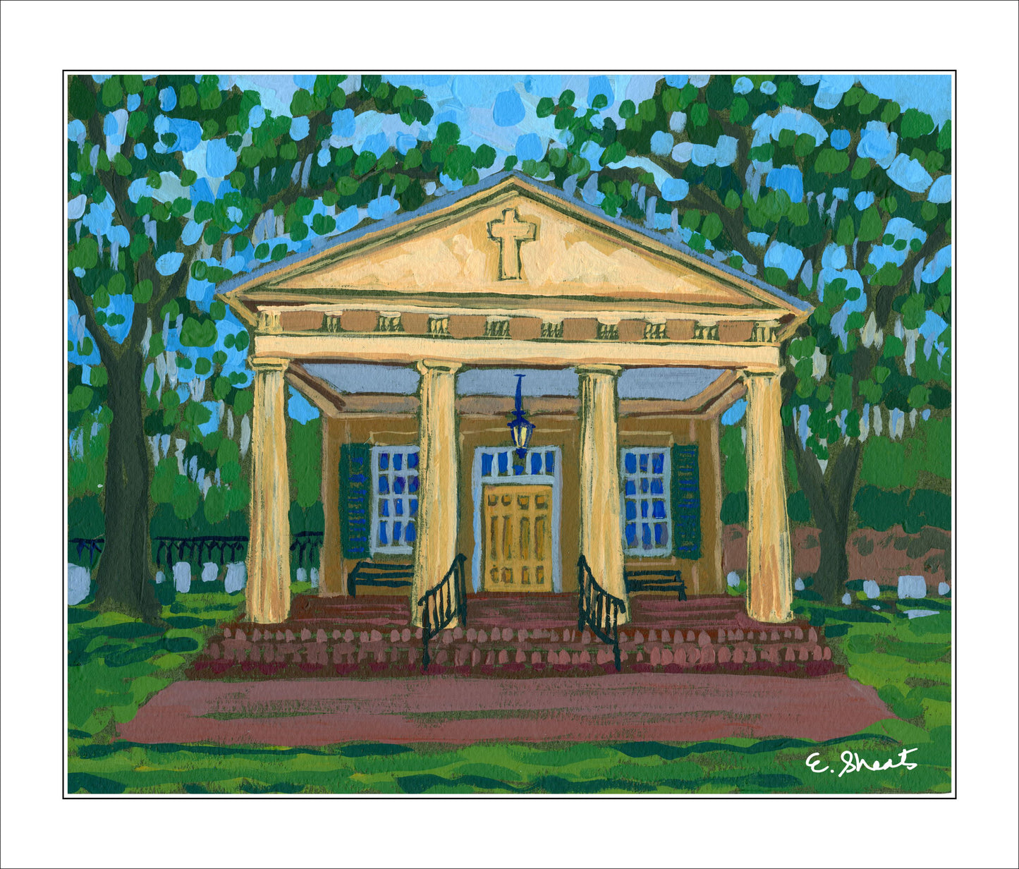 ESA-019 All Saints Chapel | 0.75in. Acrylic Contour | Case of 30