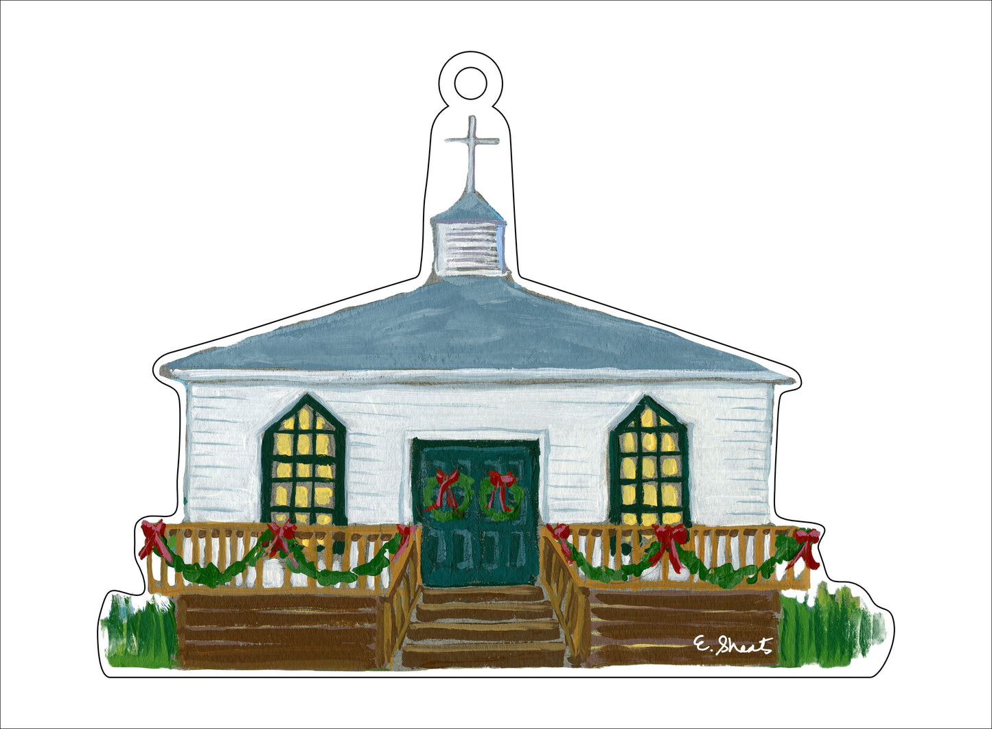 Chapel Marsh | 0.25in. Acrylic Ornament |