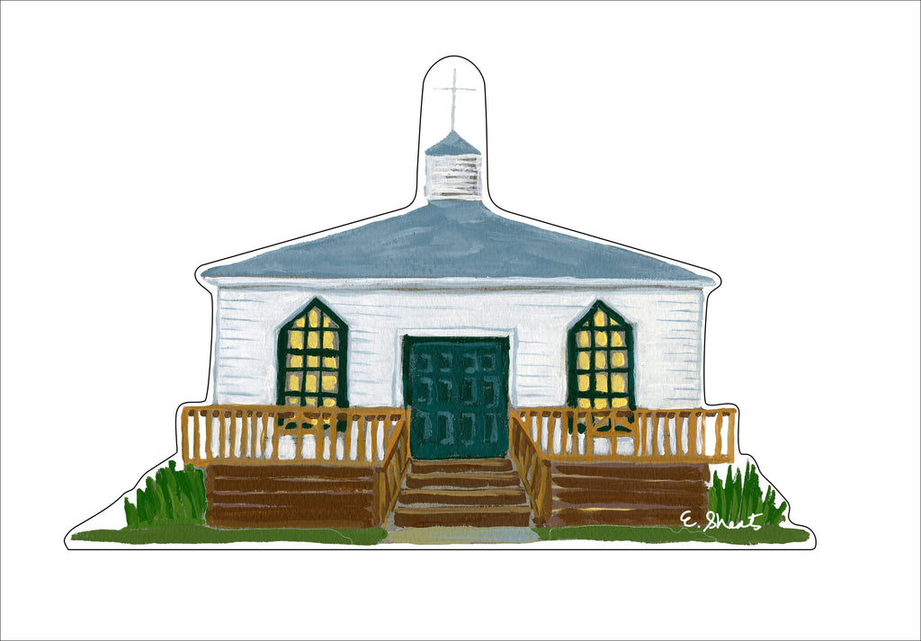 ESA-024 Chapel  | 0.75in. Acrylic Cutout | Case of 30
