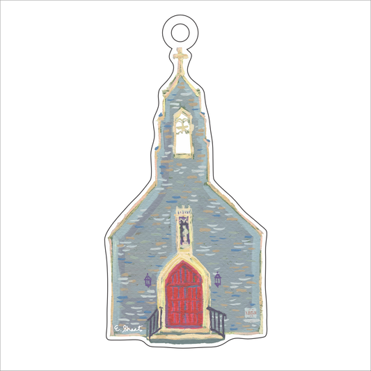 ESA-028 St. Johns Church | 0.25Acrylic Ornament | Case of 30