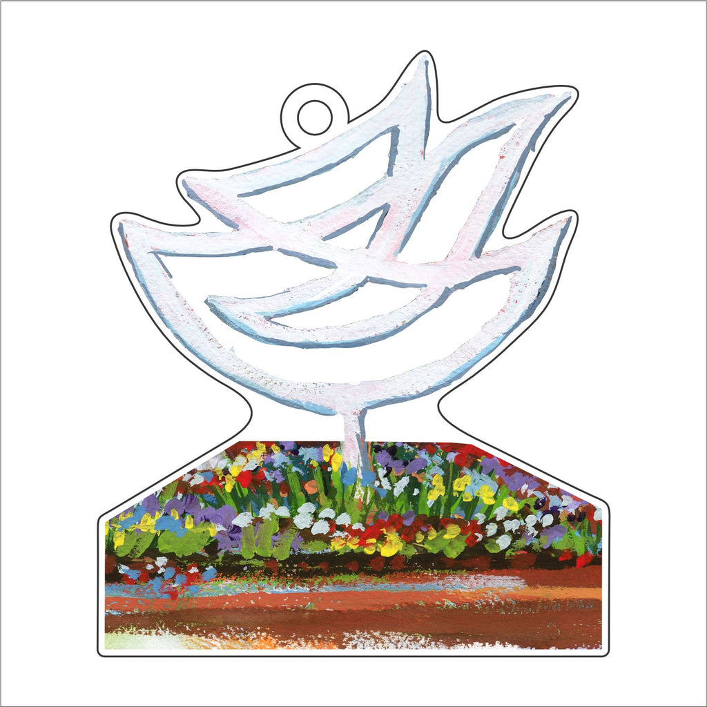 ESA-031  Harrelson Center Logo Ornament | 0.25Acrylic Ornament | Case of 30