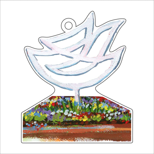 ESA-031  Harrelson Center Logo Ornament | 0.25Acrylic Ornament | Case of 30