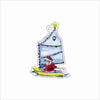 ESA-037 Santa Sailing Ornament | 0.25Acrylic Ornament