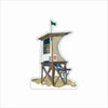 ESA-040 Wrightsville Beach Life Guard Stand Cutout | 0.75Acrylic Contour