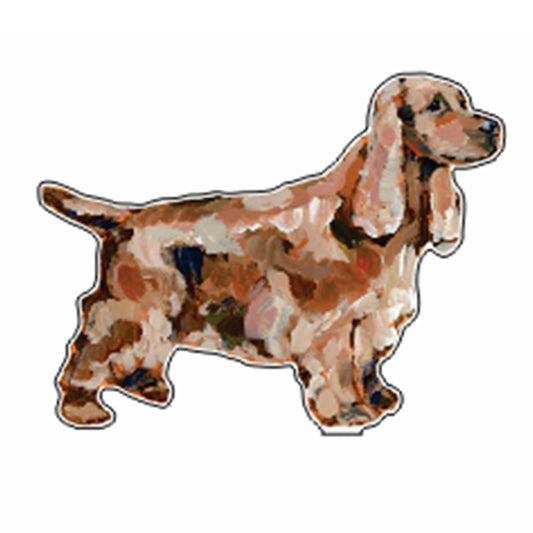 English Cocker Spaniel Red | 0.75in. Acrylic Shelfie | Case of 25