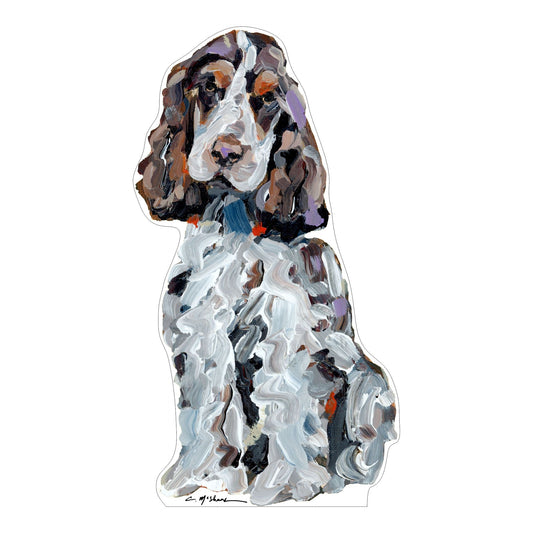 English Cocker Spaniel Tri | 0.75in. Acrylic Shelfie | Case of 25