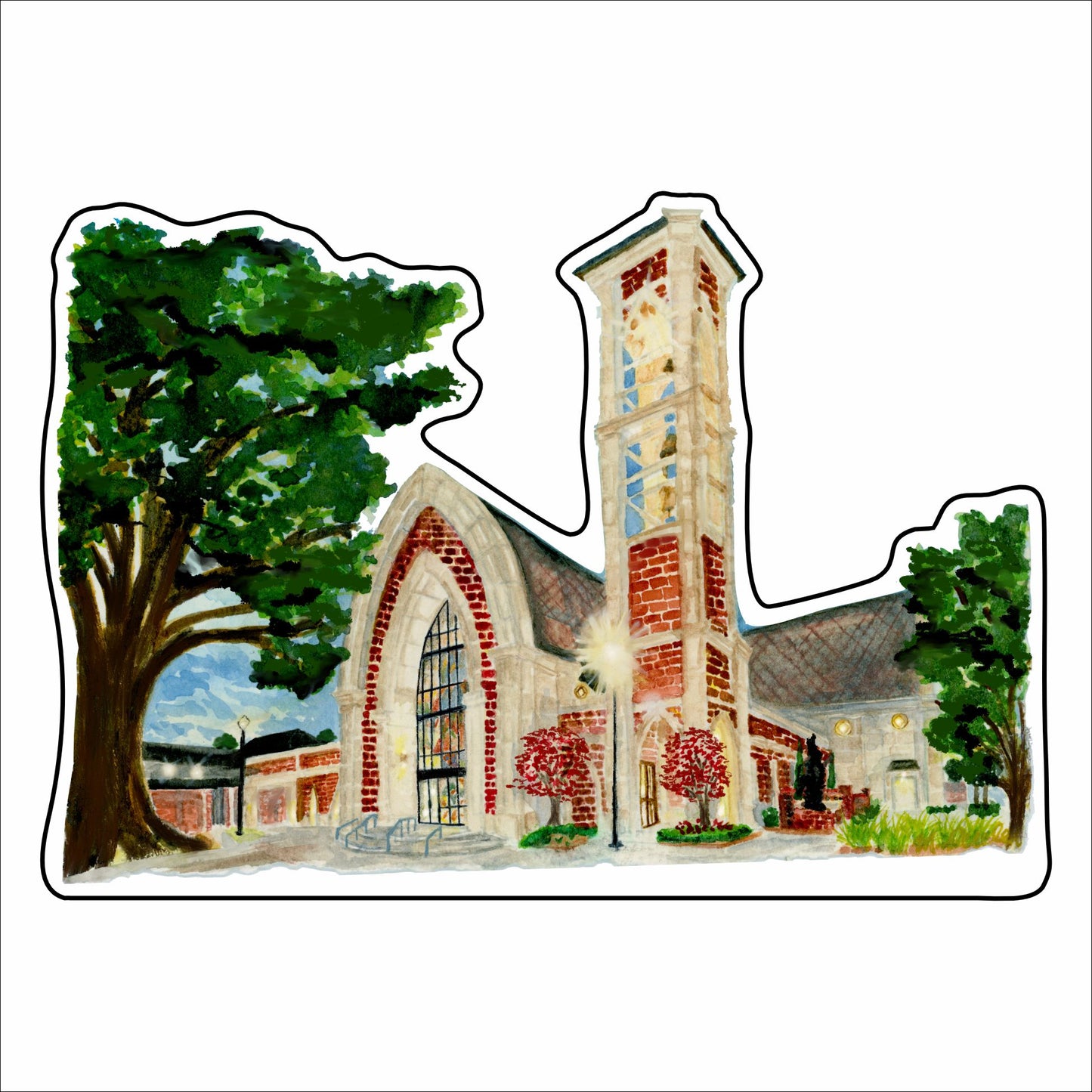 FRD-001 Saint George at Dusk | 0.75Acrylic Contour