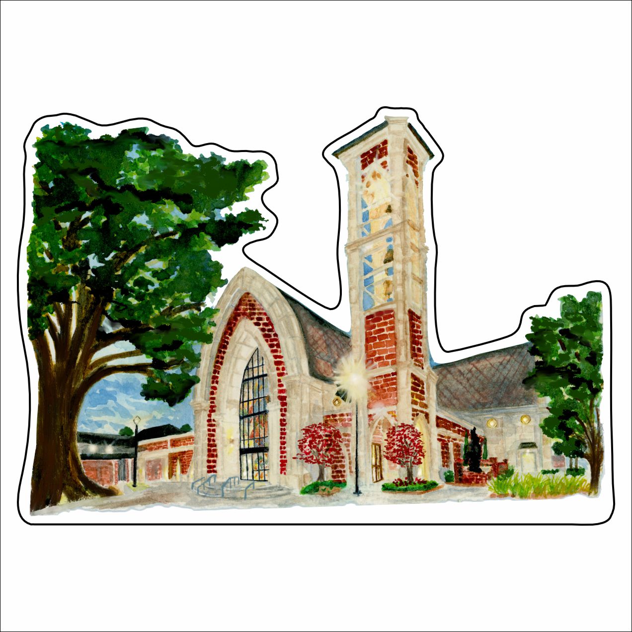 FRD-002 Saint George at Dusk Mini | 0.50Acrylic Mini Contour